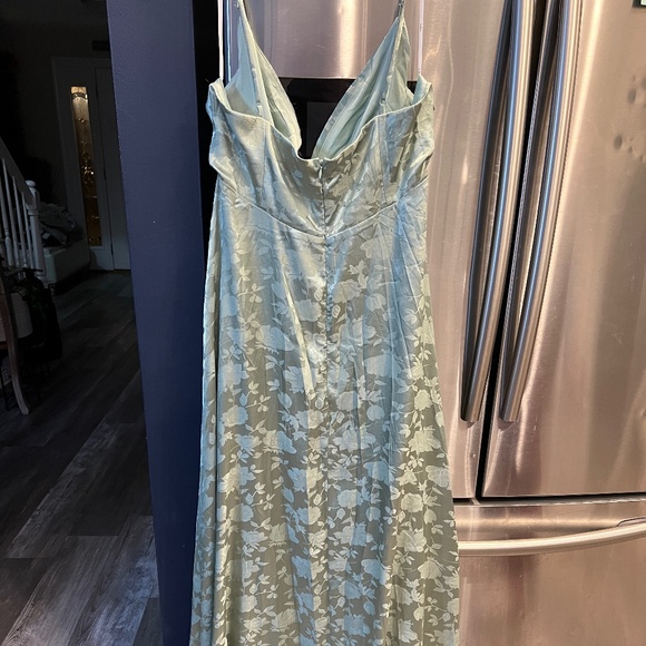 Silky High Slit Gown - Picture 2 of 6